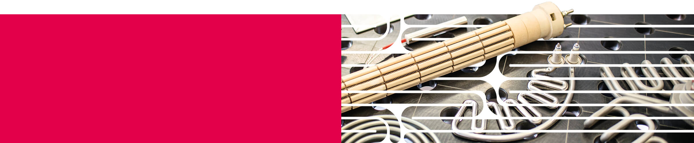 Selection of customized heating solutions as special designs on perforated metal sheet